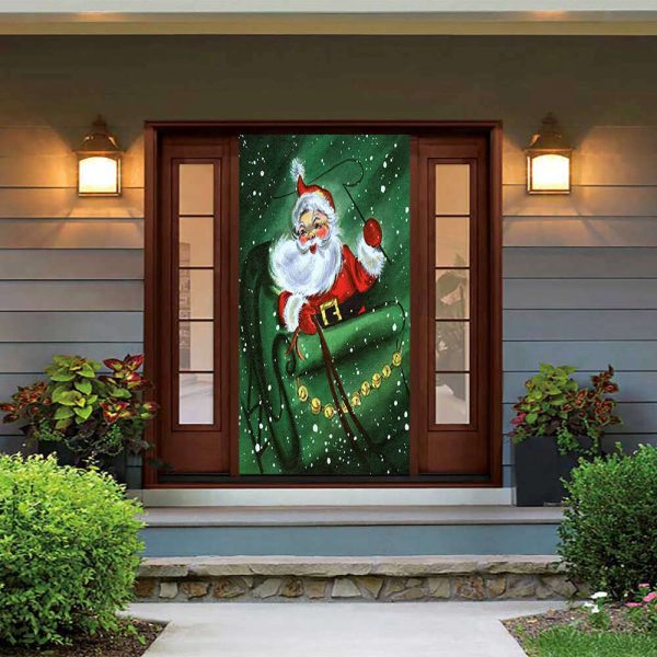 Christmas Sleigh Door Cover – Christmas Door Covers – Christmas Gift For Family