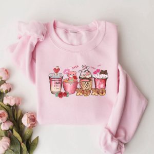 coffee sweatshirt valentines day sweatshirt xoxo sweatshirt cute gift for couples.jpeg