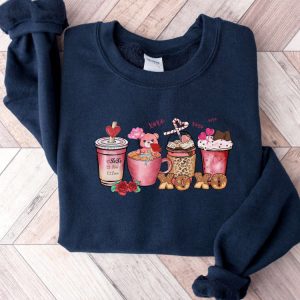 coffee sweatshirt valentines day sweatshirt xoxo sweatshirt cute gift for couples 4.jpeg