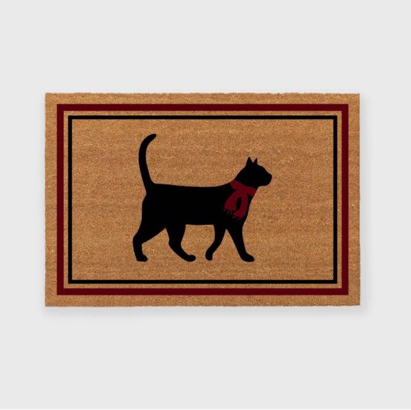 Custom Cat Christmas Doormat, Custom Cat Doormat, Cat Christmas Doormat, For Cat Lovers