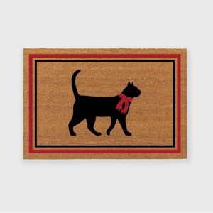 Custom Cat Christmas Doormat, Custom Cat…