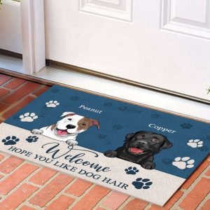 custom dog doormat personalized dog welcome mat dog mom gift dog dad gift housewarming gifts home decor dog lover gift custom doormat 8.jpeg