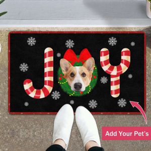 Custom Doormat With Dog Cat Pet…