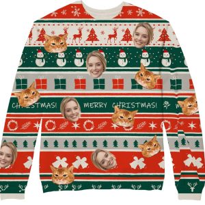 custom face funny christmas sweatshirt leds for family friends personalized photo ugly sweater christmas gift holiday gifts 4.jpg