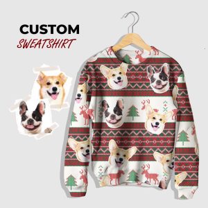 Custom Ugly Christmas Sweater Picture, Custom…