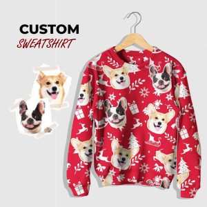 Custom Ugly Christmas Sweater Picture For…