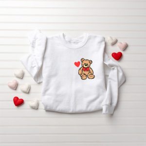 cute bear valentine sweatshirt girls valentine sweatshirt gift for women 2.jpeg