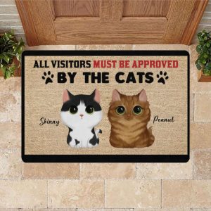 Cute Cats, All Visitors Must Be…