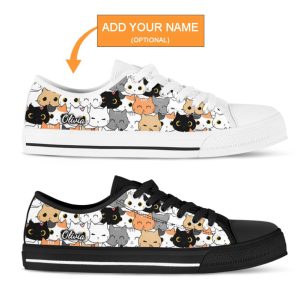 cute cats shoes cat sneakers casual shoes low top shoes for cat owner 1 2.jpeg
