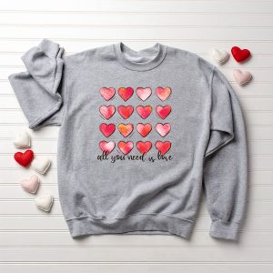 cute hearts sweatshirt womens valentines sweatshirt retro sweatshirt for women 3.jpeg