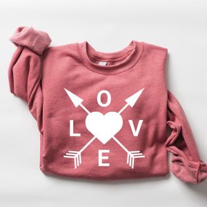 cute love heart sweatshirt valentines sweatshirt valentines day gift for women 2.jpeg