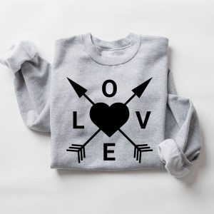 cute love heart sweatshirt valentines sweatshirt valentines day gift for women 5.jpeg