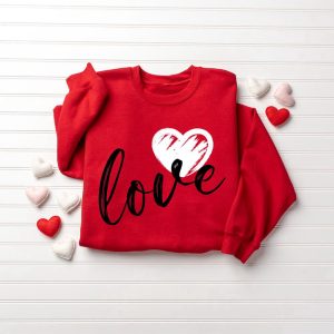 cute love sweatshirt valentines heart sweatshirt women valentine gift 1 2.jpeg