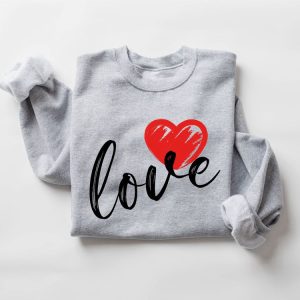 cute love sweatshirt valentines heart sweatshirt women valentine gift 1 4.jpeg