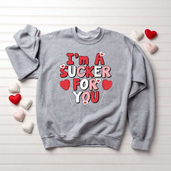 Cute Love Sweatshirt, Womens Valentines Day Sweatshirt, Valentines Sweatshirt  For Women