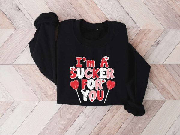 Cute Love Sweatshirt, Womens Valentines Day Sweatshirt, Valentines Sweatshirt  For Women