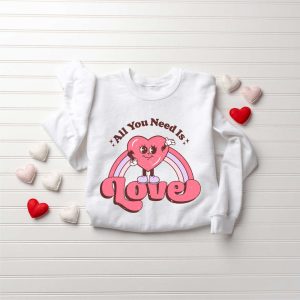 cute valentines day sweatshirt retro love sweatshirt hearts sweatshirt gift for lover 1.jpeg