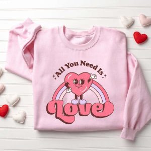 cute valentines day sweatshirt retro love sweatshirt hearts sweatshirt gift for lover.jpeg