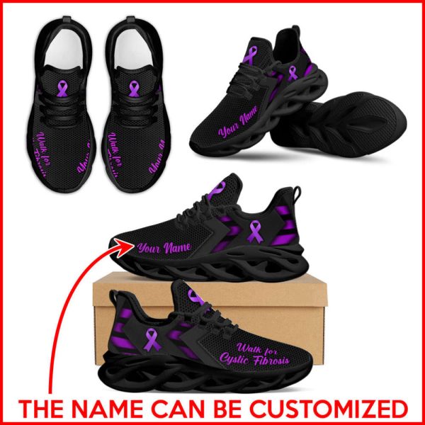 Cystic Fibrosis Walk For Simplify Style Flex Control Sneakers Personalized Custom Fashion Shoes
