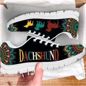 dachshund dog lover shoes geometric mandala art sneakers gift for pet lover 2.jpeg