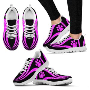 Dog Lover Shoes Cool Purple Line…