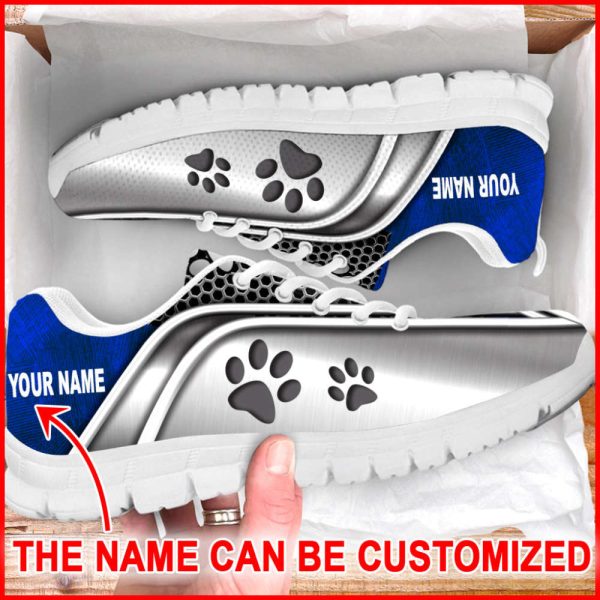 Dog Lover Shoes Metal Sneakers, Custom Sneakers, Best Gift For Pet Lover