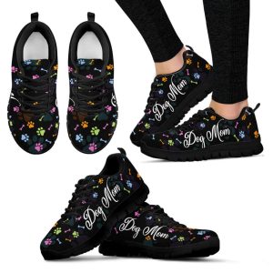 dog mom paw shoes pattern sneakers walking running lightweight casual shoes for pet lover 1.jpeg