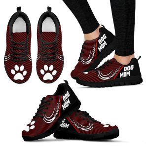 dog mom shoes heartbeat line sneakers walking running lightweight casual shoes for pet lover 1.jpeg