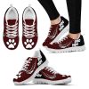 Dog Mom Shoes Heartbeat Line Sneakers Walking Running Lightweight Casual Shoes For Pet Lover