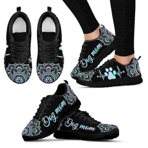dog mom shoes holo mandala sneakers walking running lightweight casual shoes for pet lover 1.jpeg
