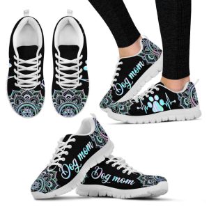 dog mom shoes holo mandala sneakers walking running lightweight casual shoes for pet lover.jpeg