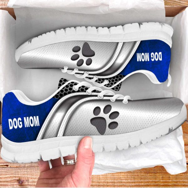 Dog Mom Shoes Metal Paw Sneakers Walking Running Lightweight Casual Shoes For Men And Women