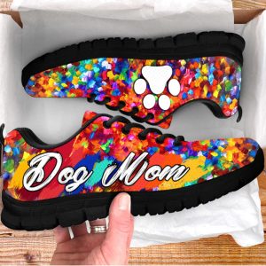 dog mom shoes paint art sneakers walking running lightweight casual shoes for pet lover 3.jpeg