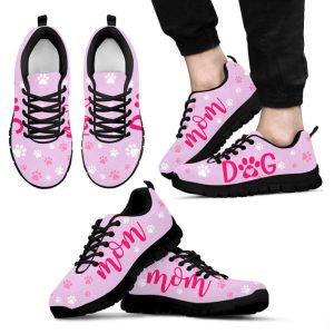 dog mom shoes paw pink sneakers walking running lightweight casual shoes for men and women 1.jpeg