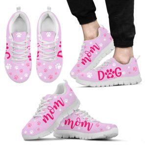 dog mom shoes paw pink sneakers walking running lightweight casual shoes for men and women.jpeg