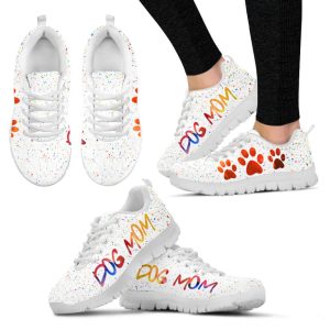 Dog Mom Shoes Splash Color Sneakers…