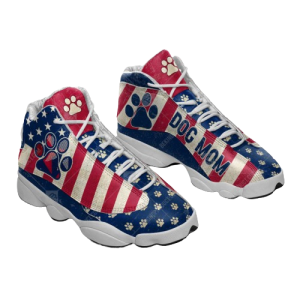 dog paw usa flag classic pattern shoes sport basketball shoes for men women 1.png