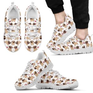 dog pug shoes custom name shoes dog pattern running sneakers for pet lover.jpeg