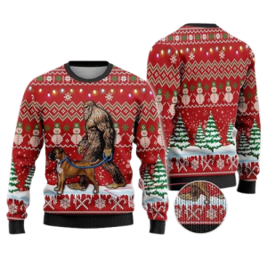 dog ugly christmas sweater bigfoot crew neck sweatshirt for christmas .png