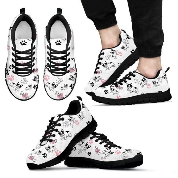 French Bulldog Sneakers Walking Running Lightweight Casual Shoes For Men And Women