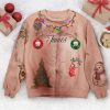 Funny Christmas Sweater, Personalized Photo Ugly Sweater, For Men And Women