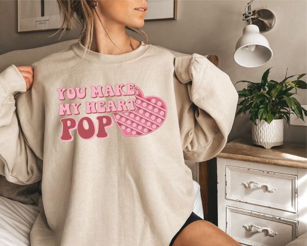 Funny Valentines Sweatshirt, Womens Valentines Day Sweatshirt, Gift For Women