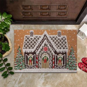 gingerbread doormat gingerbread house welcome mat christmas house decoration.jpeg