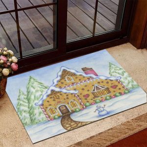 gingerbread house doormat christmas welcome mats home decoration gift 1.jpeg