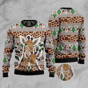giraffe family christmas ugly christmas sweater christmas sweater for men and women .jpeg