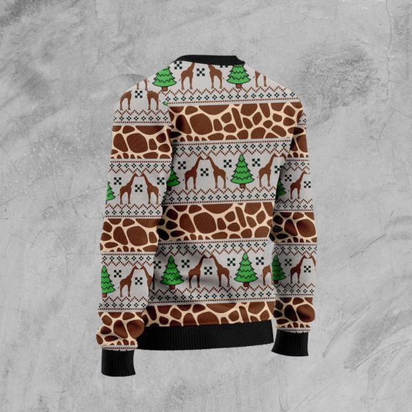 Giraffe Family Christmas Ugly Christmas Sweater, Christmas Sweater For Men And Women