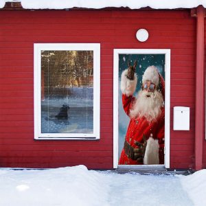 hang loose santa door decoration christmas door covers outdoor christmas decorations front door decor door cover home decor 1.jpeg