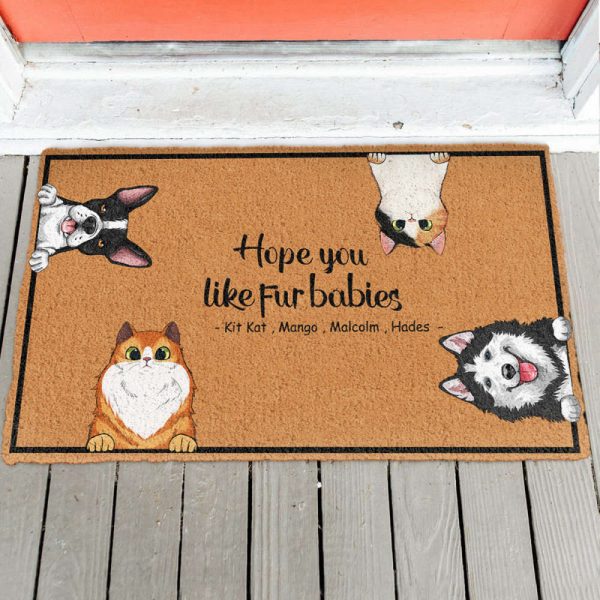 Hope You Like Dogs, Cats – Personalized Doormat, Home Decor Gift For Pet Lover