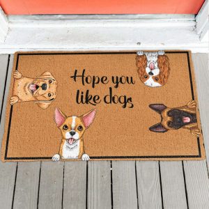 hope you like dogs personalized doormat funny home decor gift for dog mom dog dad 1.jpeg