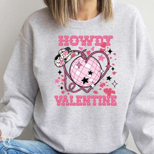 howdy valentine sweatshirt valentine cowgirl valentines day sweatshirt gift for women 2.jpeg